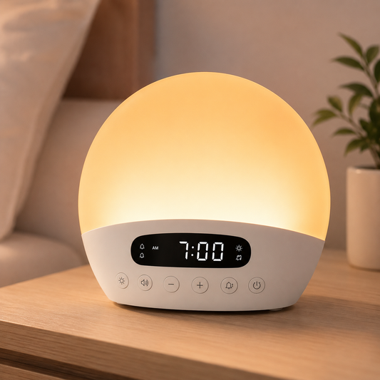 Sunrise Alarm Clock and Sound Machine Nightlight Digital Dimmable Clock for Bedroom 26 Sleep Sounds Noise Machine for Baby Adul Stickyz Creations